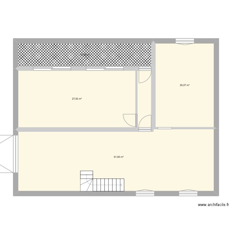 valenceRDC. Plan de 4 pièces et 112 m2