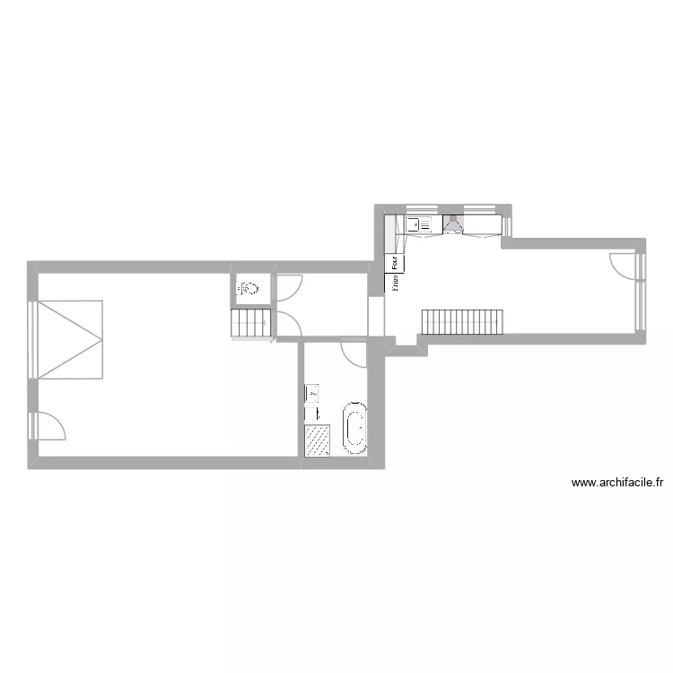 NICO. Plan de 3 et 49 m² NICO. Plan de 3 et 49 m²