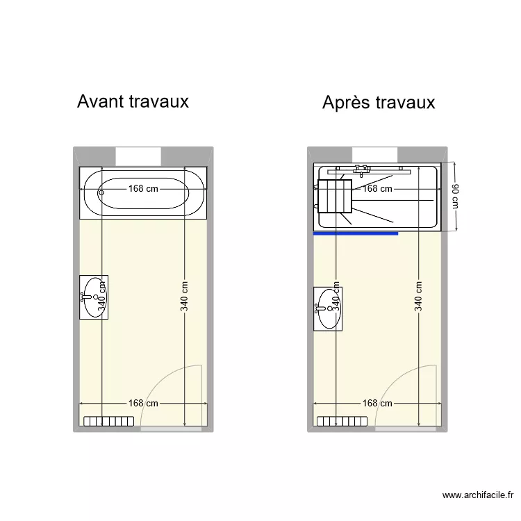 LAURENT Sdb. Plan de 