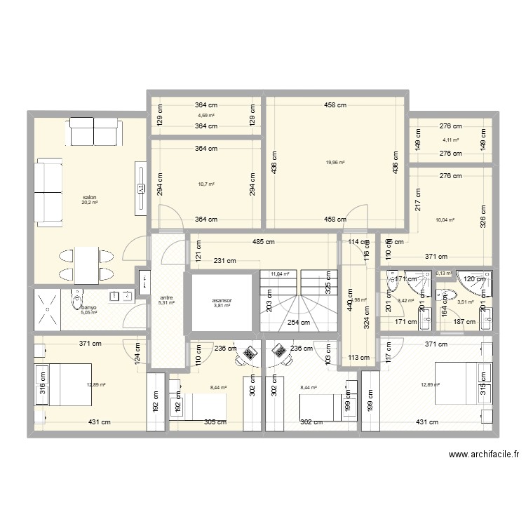  celaliye 16 daire  bahçe . Plan de 0 pièce et 0 m2