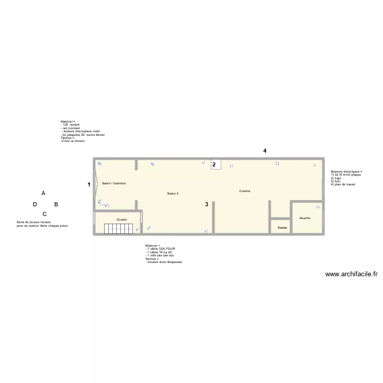 Lot1_Mad. Plan de 3 pièces et 61 m²