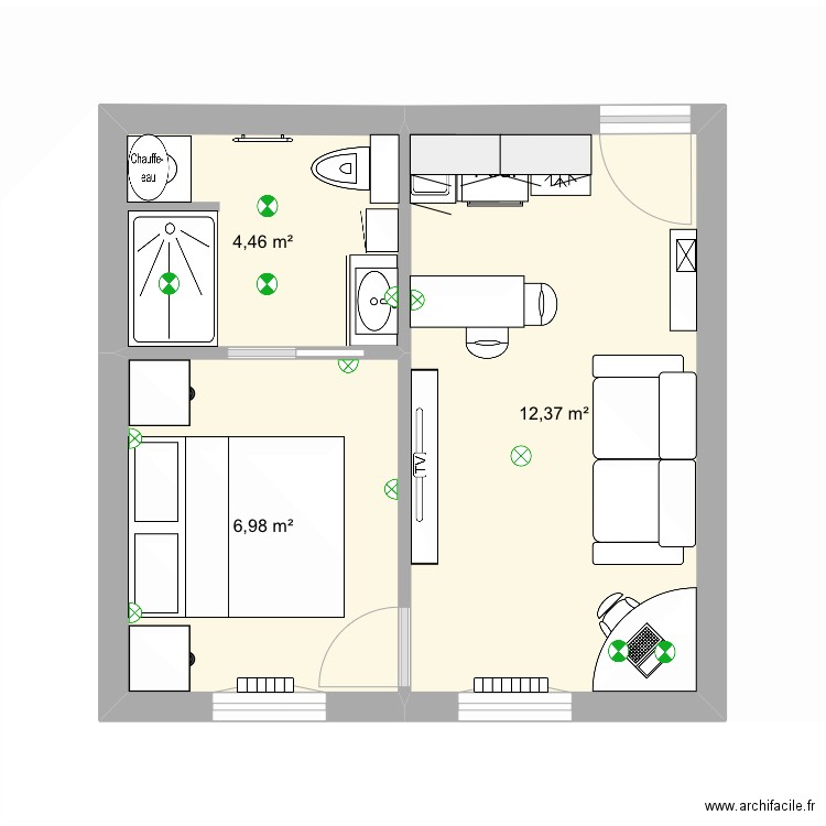 Princesse. Plan de 0 pièce et 0 m2