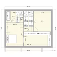 maisons Laffite plan dernier étage V6