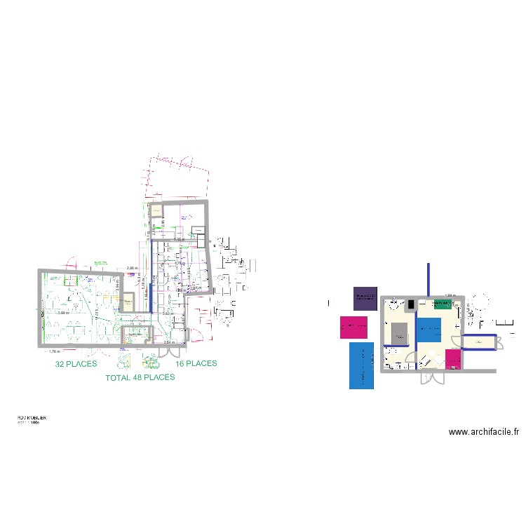 plan love room spa v3. Plan de 9 pièces et 134 m2
