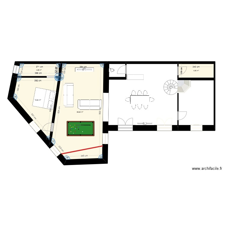 plan 001. Plan de 0 pièce et 0 m2