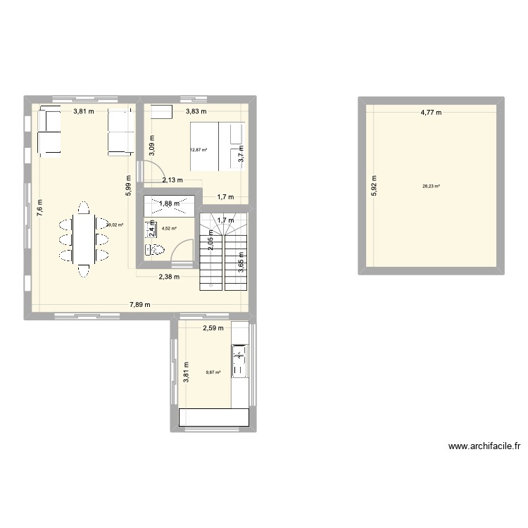 PLAN 1 LI. Plan de 0 pièce et 0 m2 PLAN 1 LI. Plan de 0 pièce et 0 m2