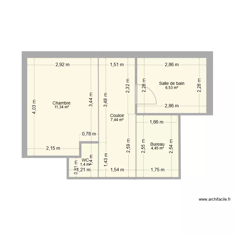 Bourrousse. Plan de 5 et 31 m² Bourrousse. Plan de 5 et 31 m²