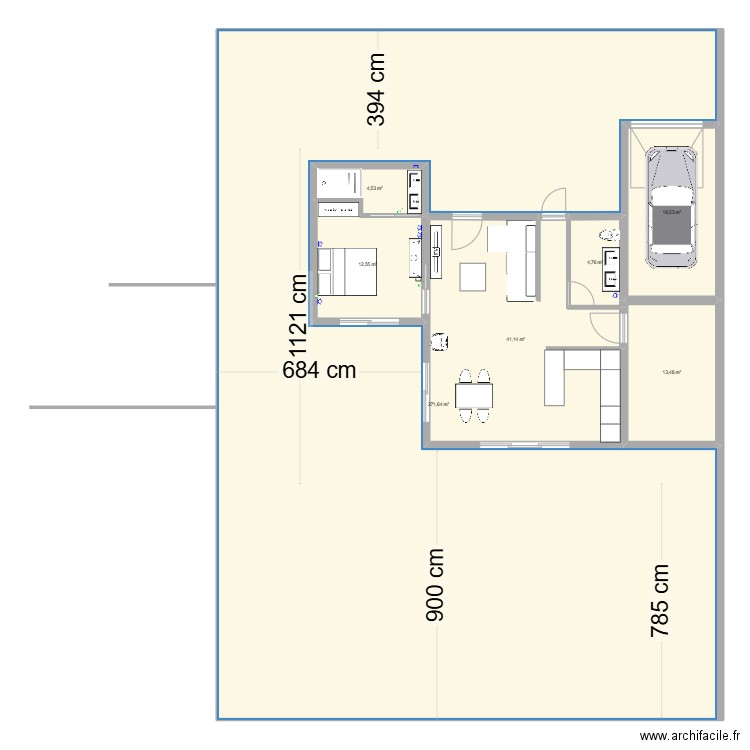 TREV2. Plan de 7 pièces et 365 m2