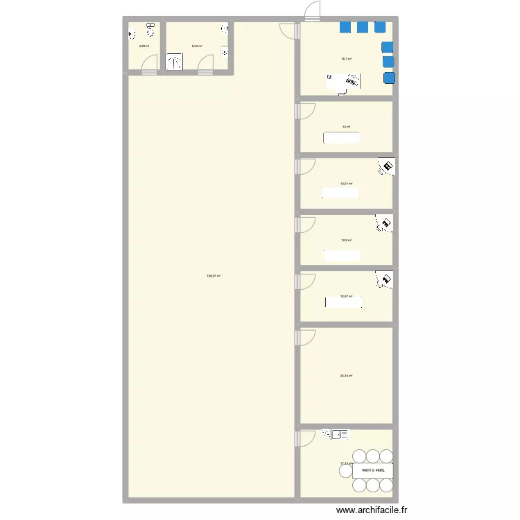 cabinet de kine ue 32. Plan de 