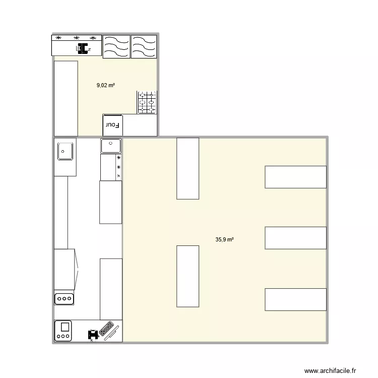 foire 2026. Plan de 2  et 45 m²
