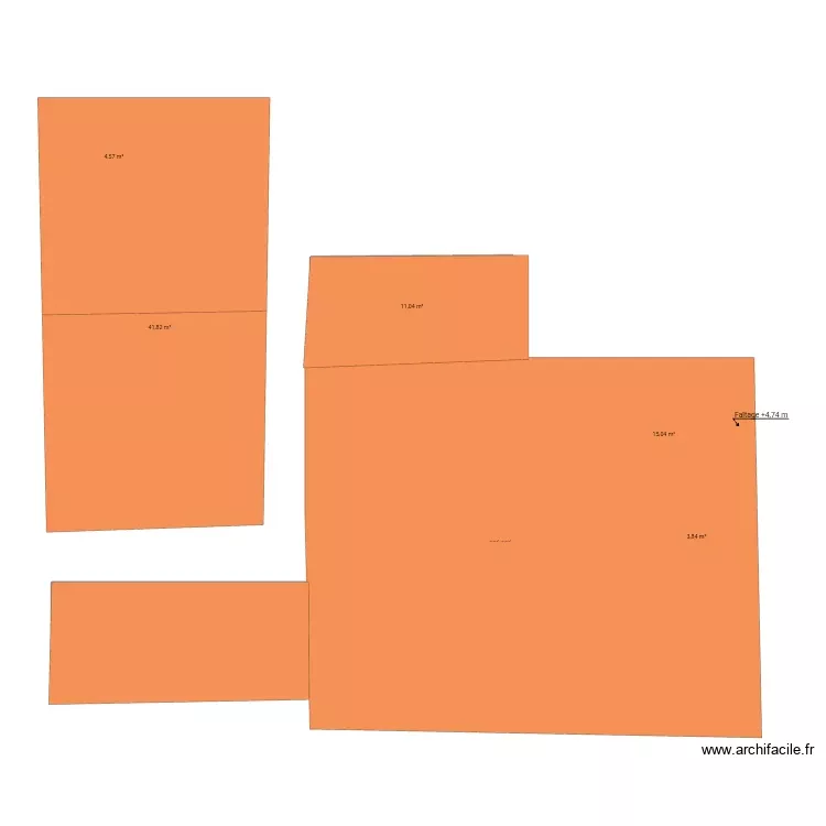 Projet3. Plan de 5 Pièces et 76 m² Projet3. Plan de 5 Pièces et 76 m²