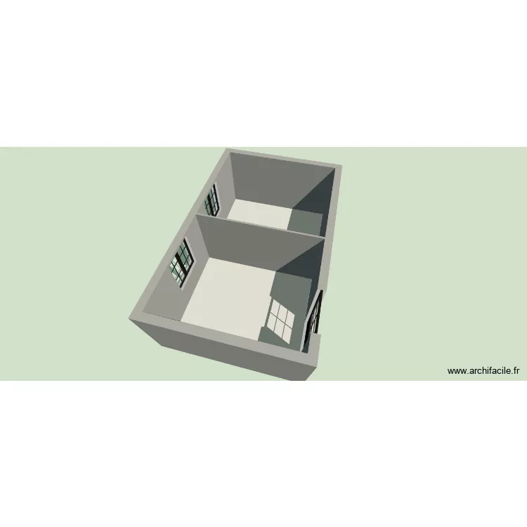 T1 MAIRIE 2. Plan de 3  et 37 m²
