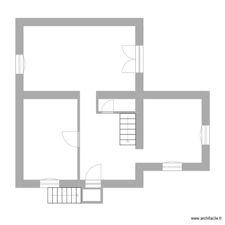 RDC. Plan de 0 pièce et 0 m2