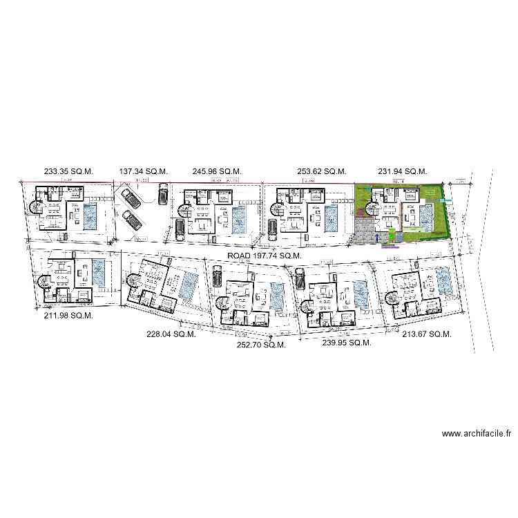 Détail des postes par Unité V2. Plan de 0 pièce et 0 m2