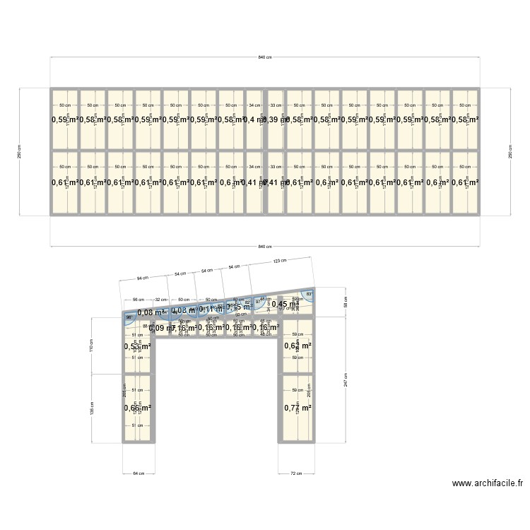 plan garage bois. Plan de 46 pièces et 22 m2