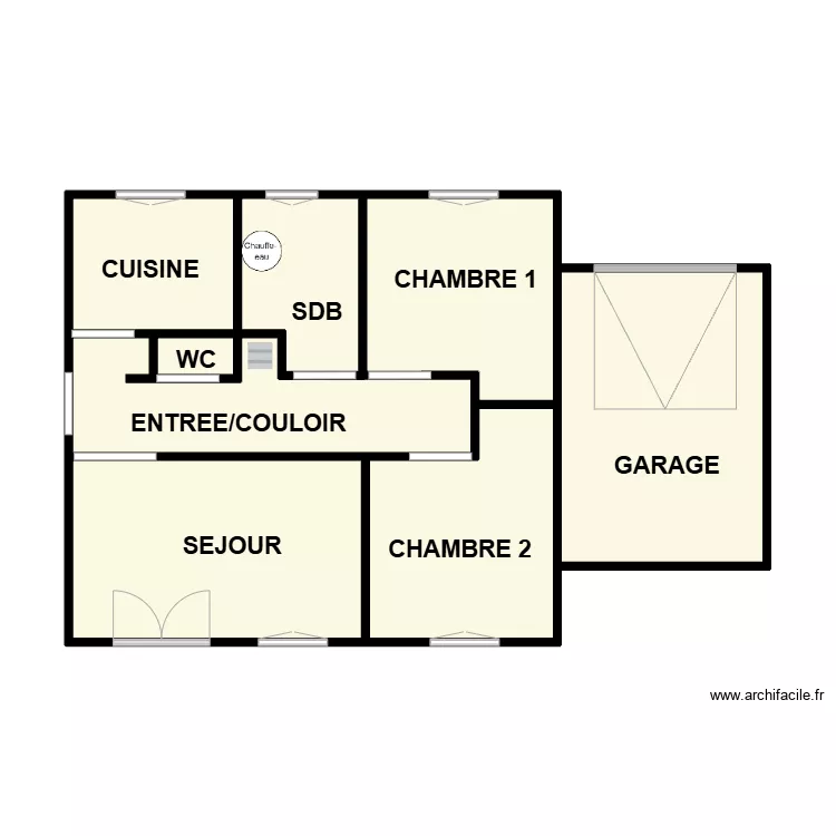 LERAY RENEE. Plan de 