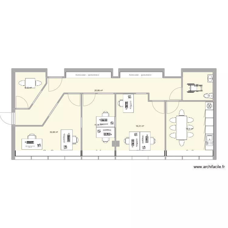 Plan Noilly 7&egrave;me C. Plan de 