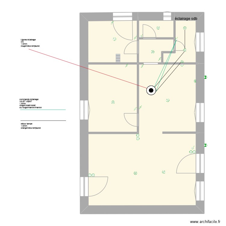 Joris ecl sdb. Plan de 4 pièces et 73 m2