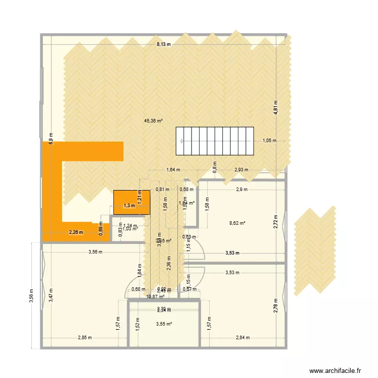 maisonsol. Plan de 7  et 83 m²