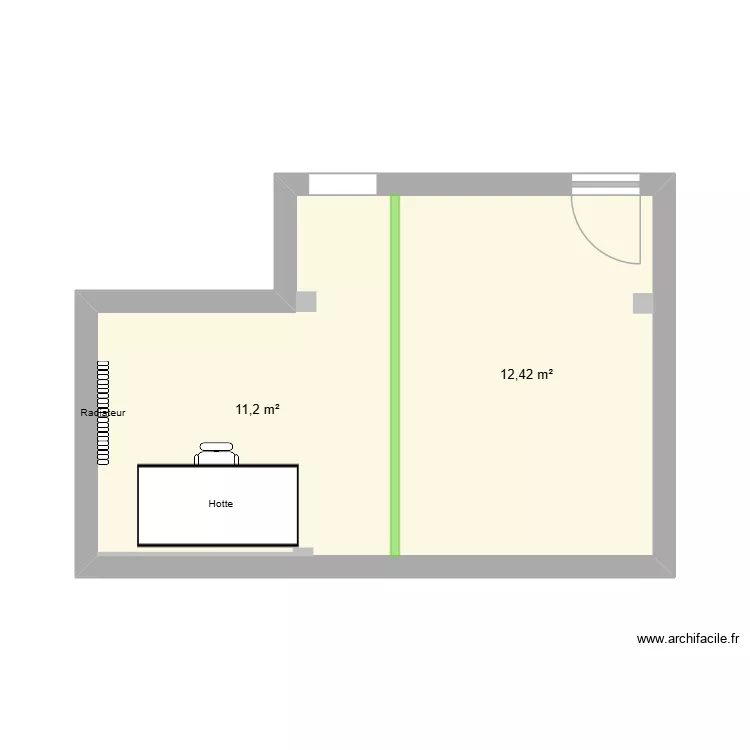 CIV-3. Plan de 2  et 24 m²