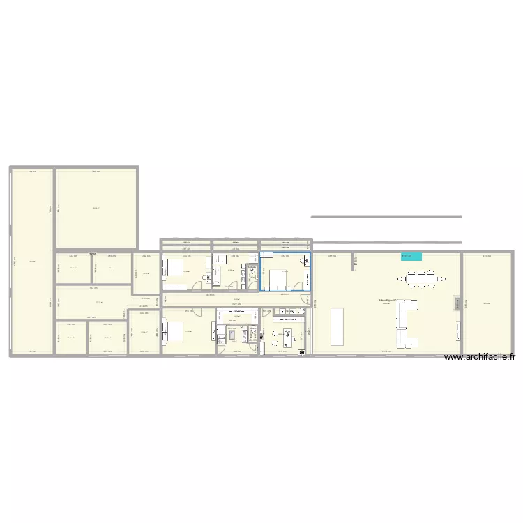 Villa Tarzan 14. Plan de 