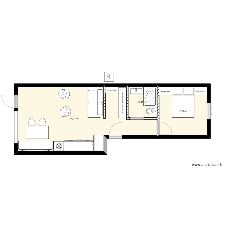 devoir 2  2.3. Plan de 0 pièce et 0 m2