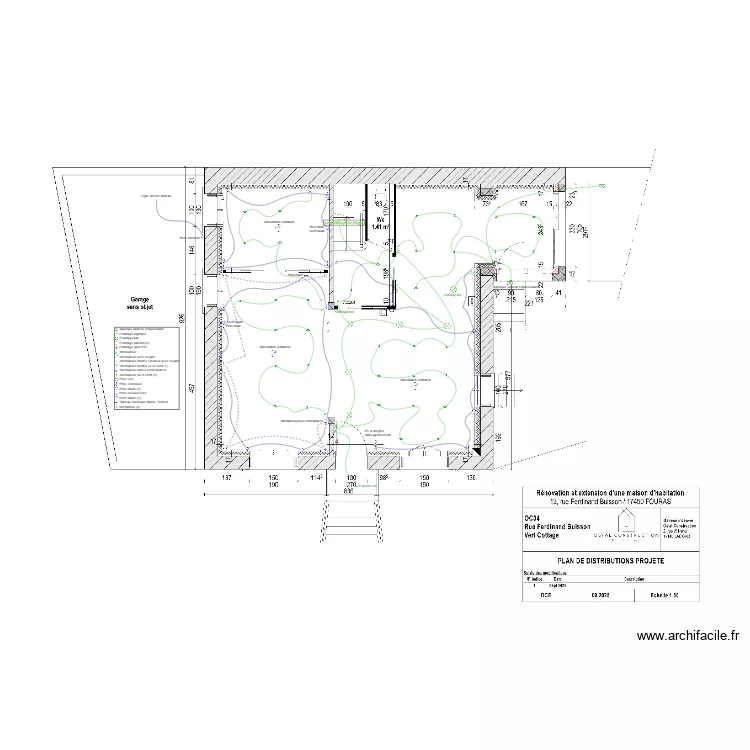OC04- Plan EXE electrique. Plan de 