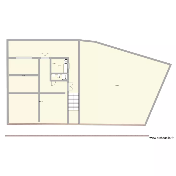 Plan RDC. Plan de 6 et 382 m² Plan RDC. Plan de 6 et 382 m²