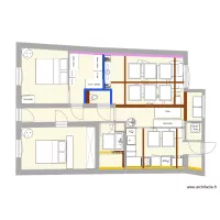 Plan D&eacute;finitif meubl&eacute; avec Velux V1