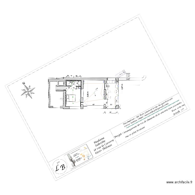 suberbie plan rdc. Plan de 0 pièce et 0 m2