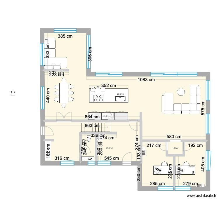 Projet villa. Plan de 0 pièce et 0 m2