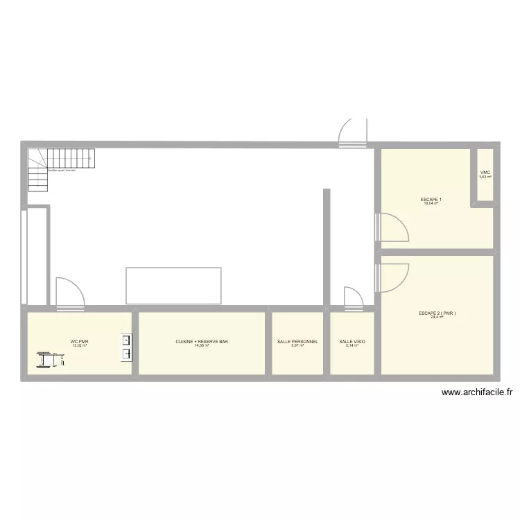 BKRST 2. Plan de 7  et 82 m²