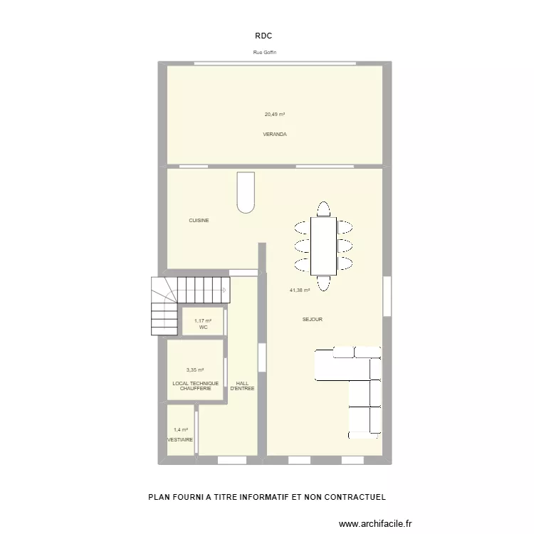 Goffin RDC. Plan de Goffin RDC. Plan de