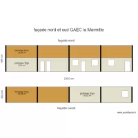 fa&ccedil;ades nord et sud GAEC la Marmitte