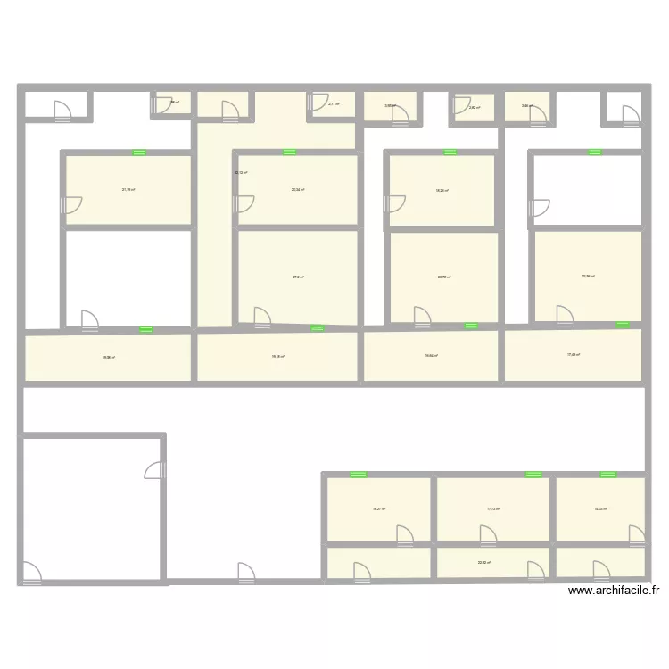 Ouui. Plan de 20  et 325 m²