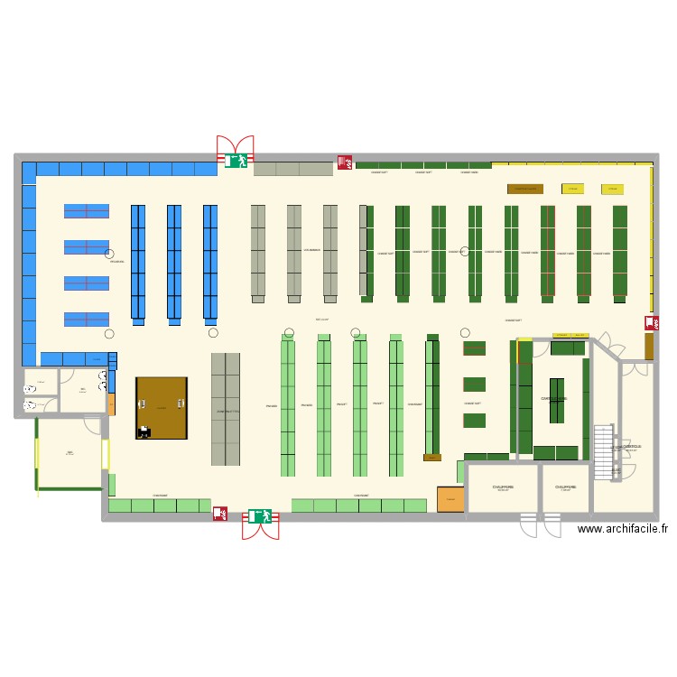 St Gaudens. Plan de 11 pièces et 668 m2