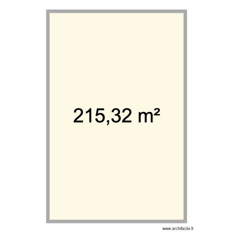 FONTRAZ. Plan de 1 pièce et 215 m2