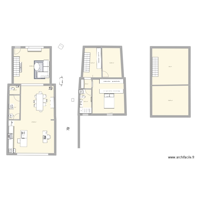 Maison cuisine milieu - 1. Plan de 0 pièce et 0 m2