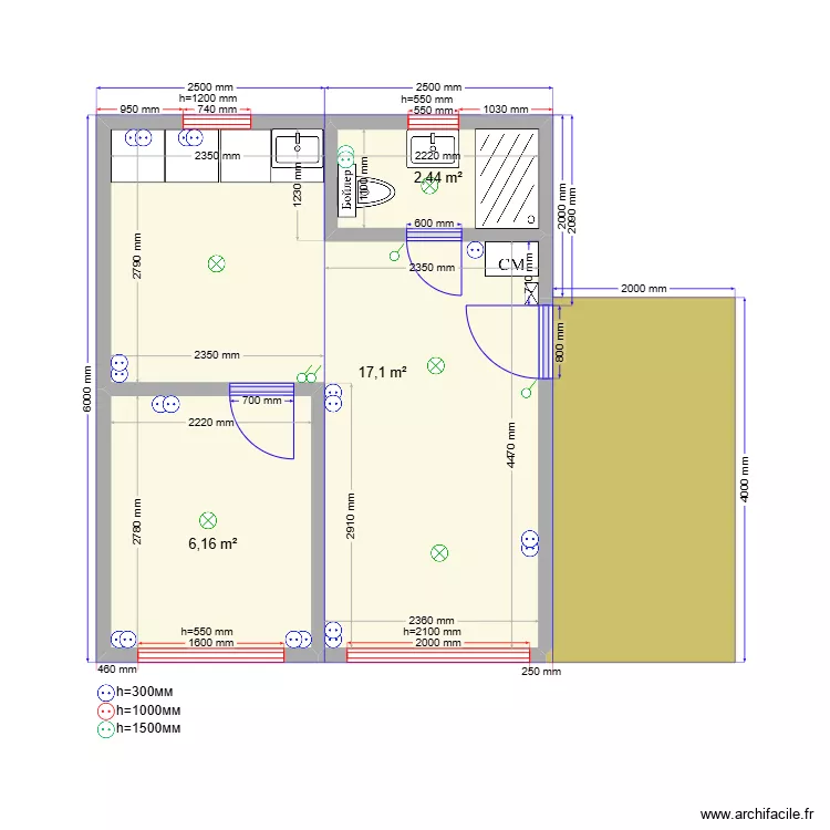 ОВ 2 эл. Plan de 