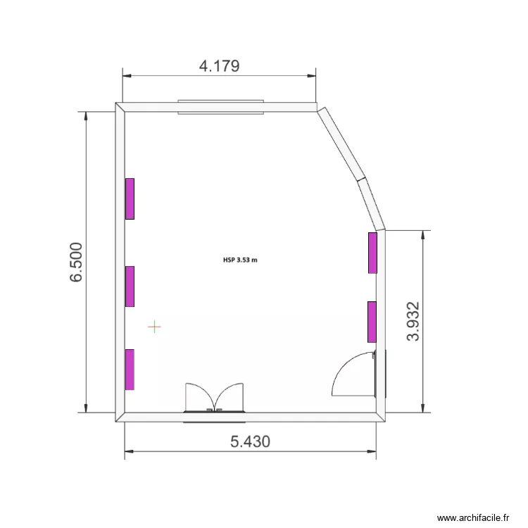 AMM - BUREAU PARIS. Plan de 