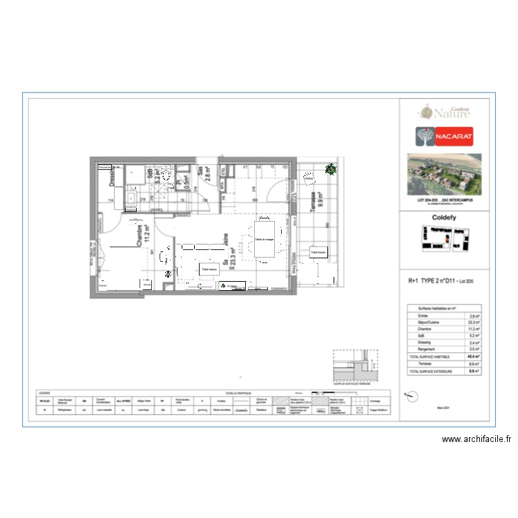 Plan D11. Plan de 0 pièce et 0 m2
