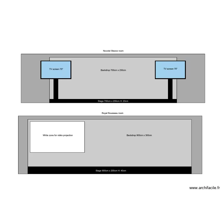 new. Plan de 