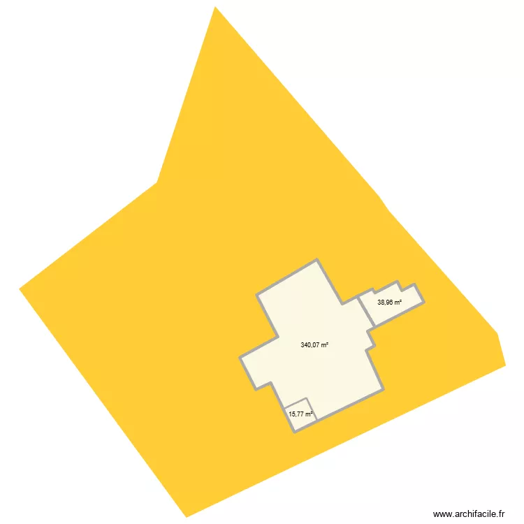 Lavardac. Plan de 3  et 395 m²