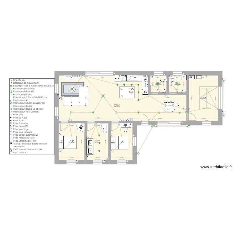 plan prof. Plan de 0 pièce et 0 m2