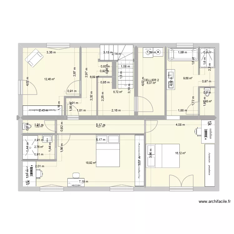 MAISON UR ONEA V16. Plan de 