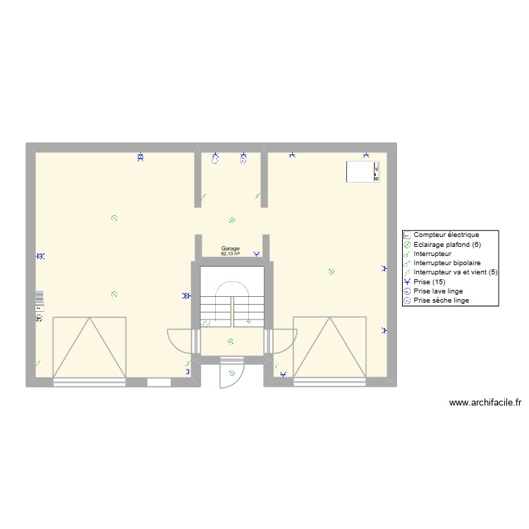 Maxime - Garage. Plan de 0 pièce et 0 m2