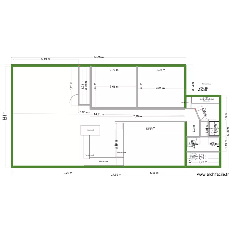 nouveau  plan reconstruc. Plan de 4  et 33 m²