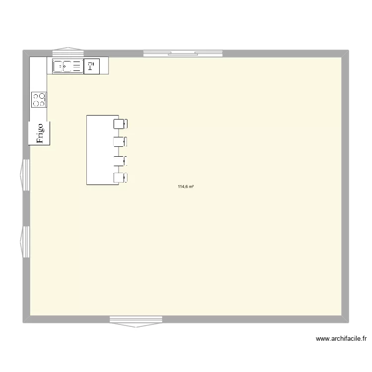 Mt&eacute;e Beausoleil. Plan de 1  et 115 m²