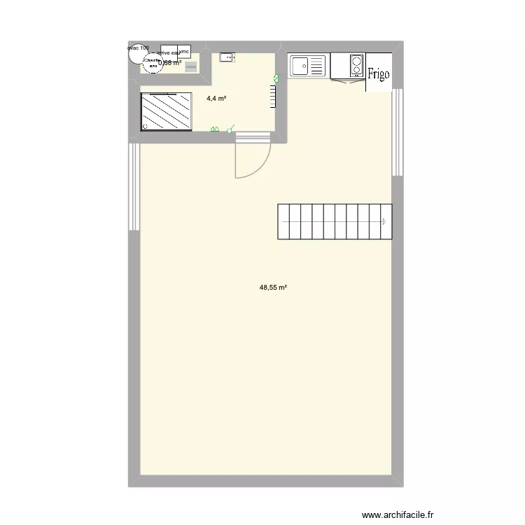 plan finit. Plan de 3 et 54 m² plan finit. Plan de 3 et 54 m²