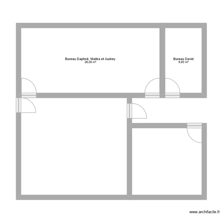 Plan HSE de base. Plan de 2  et 33 m²